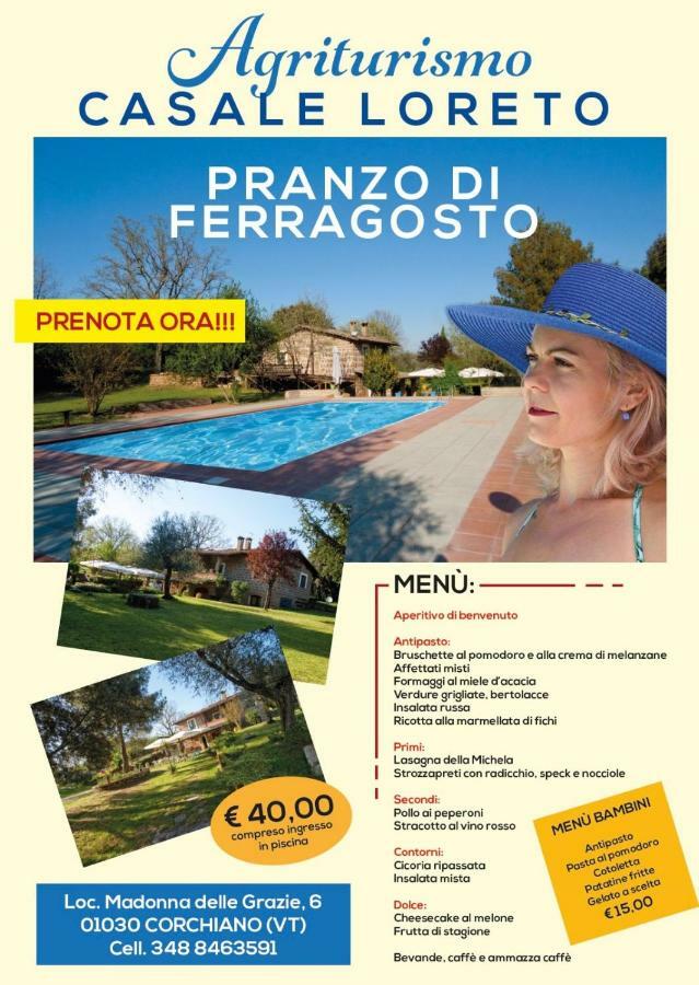 Agriturismo Casale Loreto Corchiano Экстерьер фото